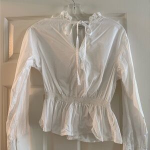 rebecca taylor white blouse
